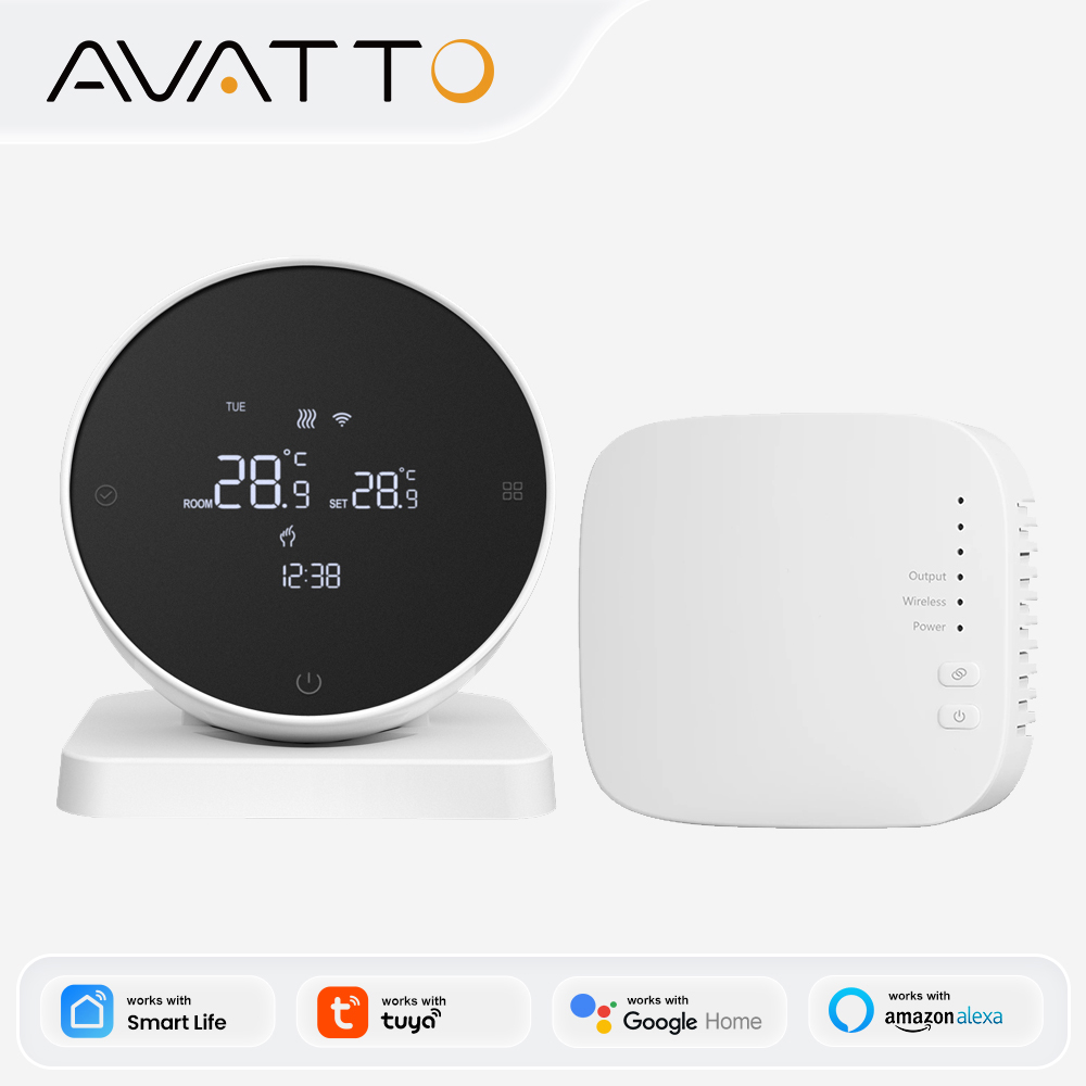 Smart Home Thermostat - Termostato intelligente WiFi AVATTO, regolatore di