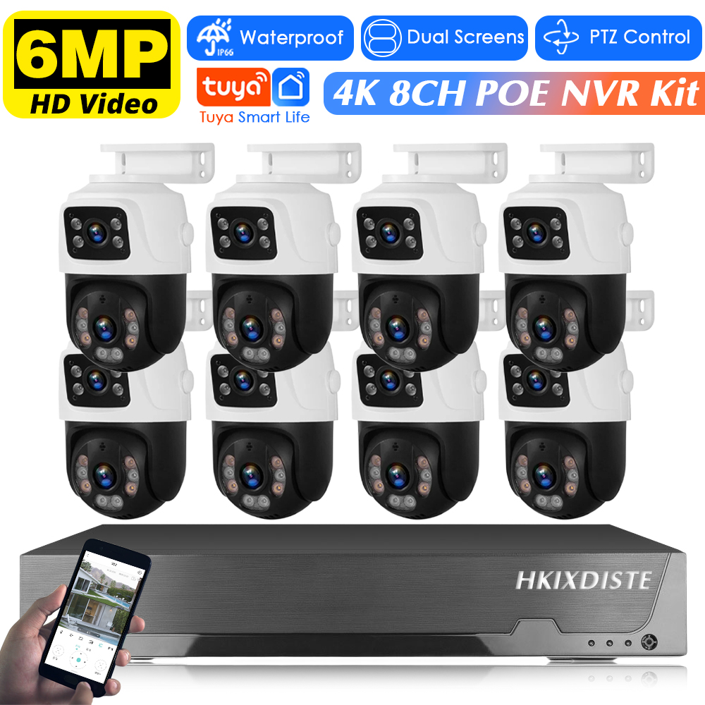 Smart Home Cctv Camera - H.265 Sistema di videosorveglianza intelligente 8CH