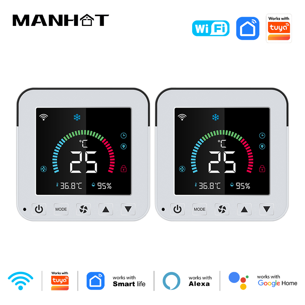 Smart Home Thermostat - MANHOT Termostato Intelligente WiFi per Condizionatore
