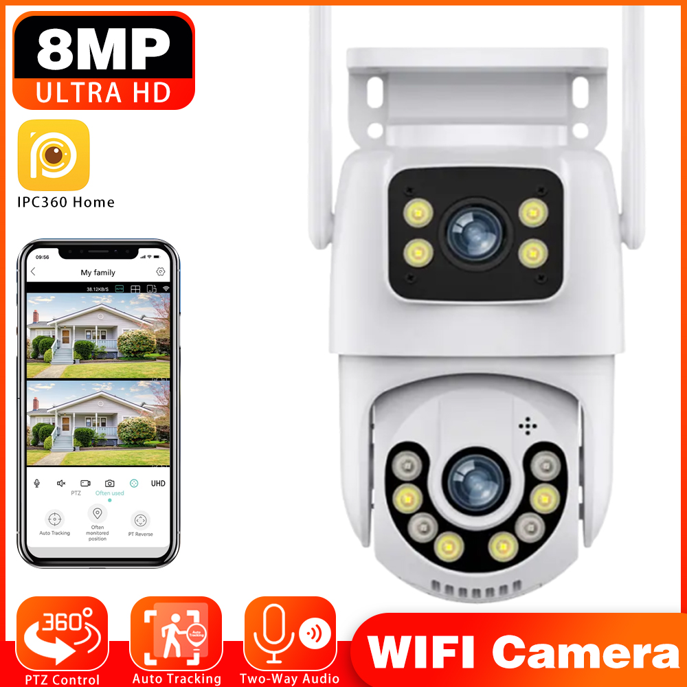 Smart Home Cctv Camera - 8MP IPC360 Telecamera IP WIFI domestica
