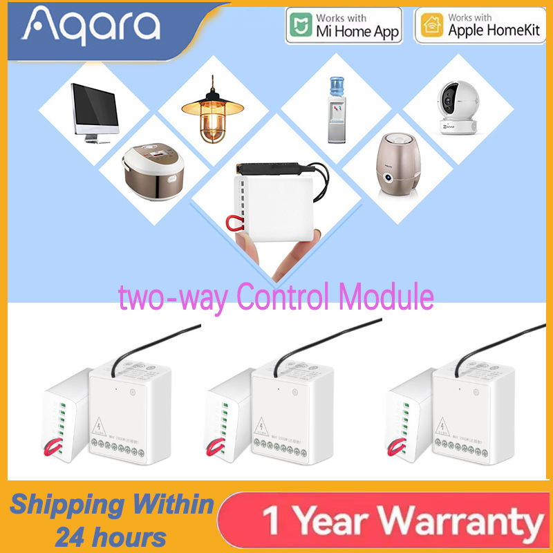 Smart Home Os - Modulo di Controllo Bidirezionale Aqara, Interruttore