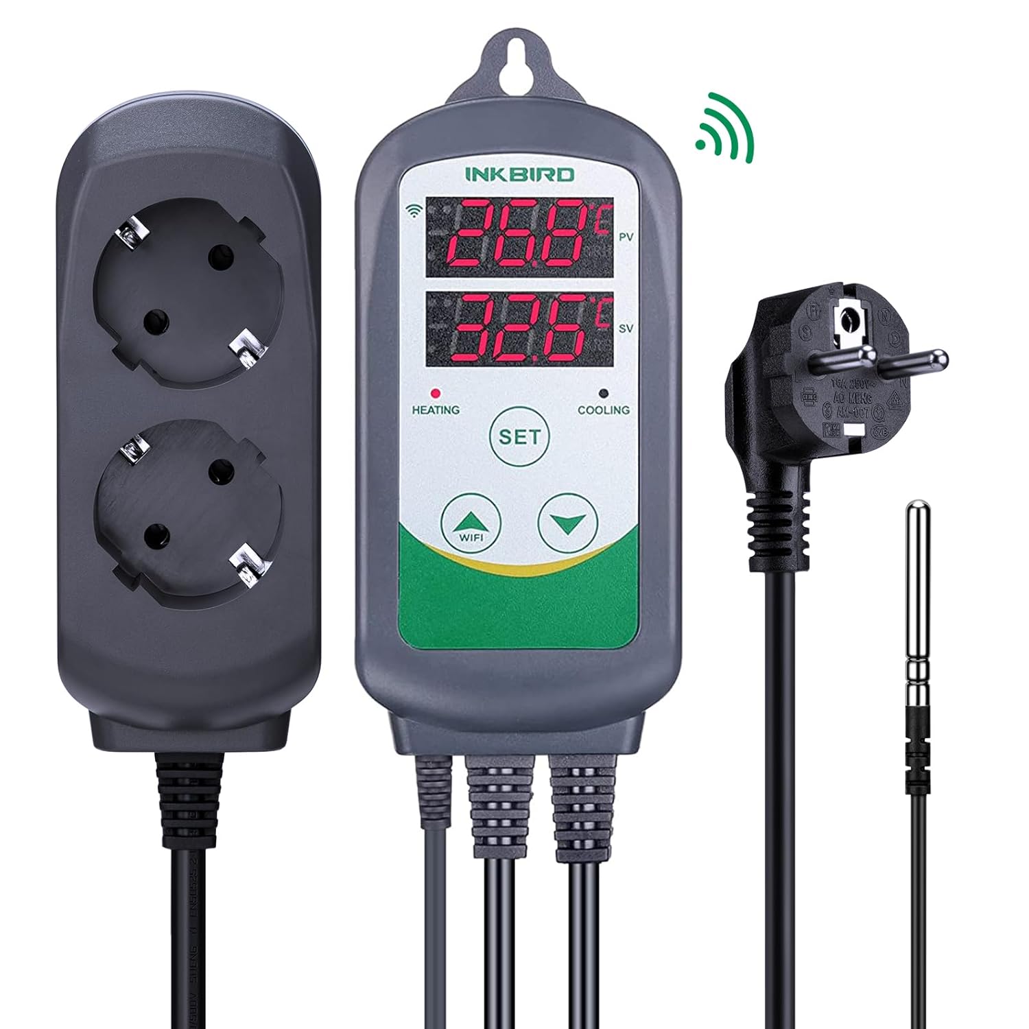 Wifi Smart Plug - INKBIRD ITC-308-WiFi Regolatore di temperatura digitale