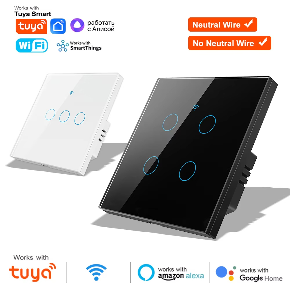 Smart Home Switch - Interruttore a Muro Smart Wireless WiFi