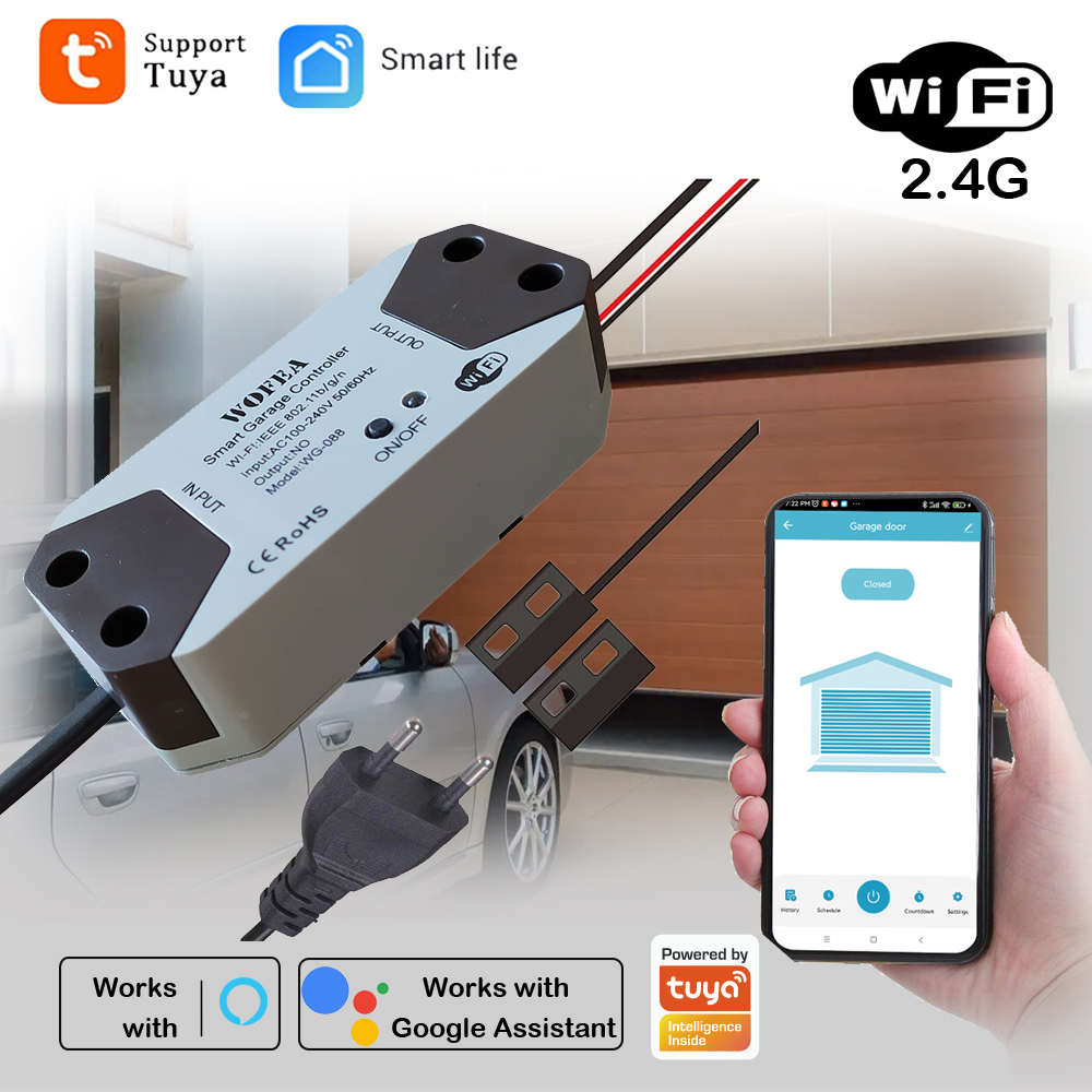 Smart Garage Door Opener - Controller intelligente per apertura porta garage,