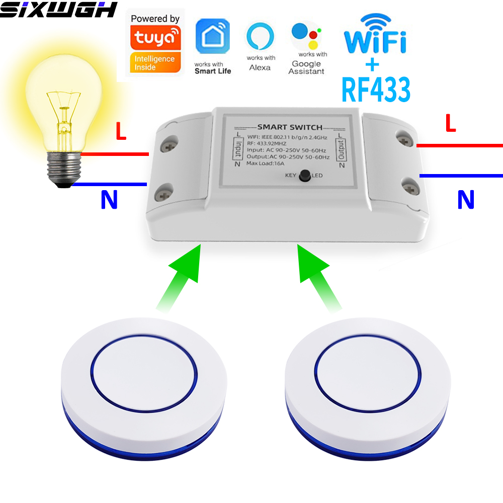 Smart Home Switch - Interruttore Intelligente WiFi Tuya 16A, Controllo