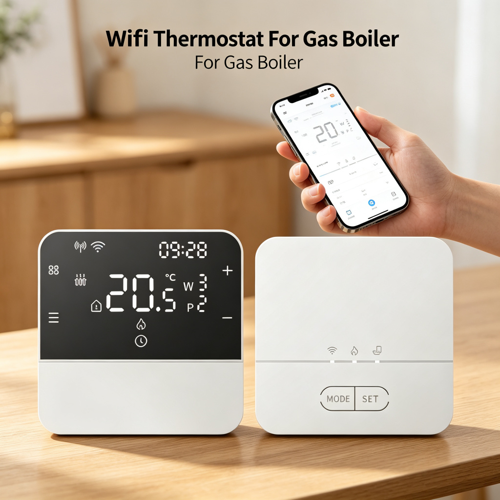 Smart Home Thermostat - Termostato Intelligente WiFi Tuya per Caldaia,