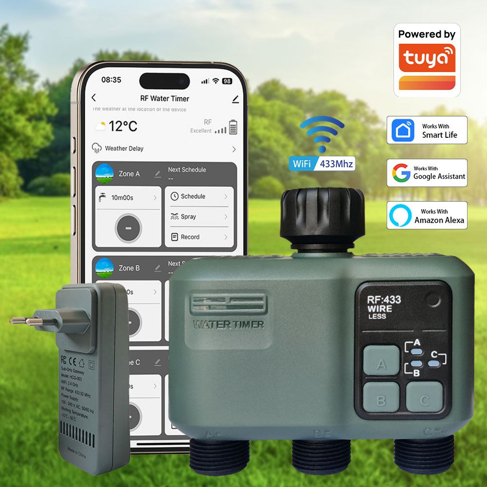 Wifi Smart Plug - Timer per Irrigazione da Giardino Tuya