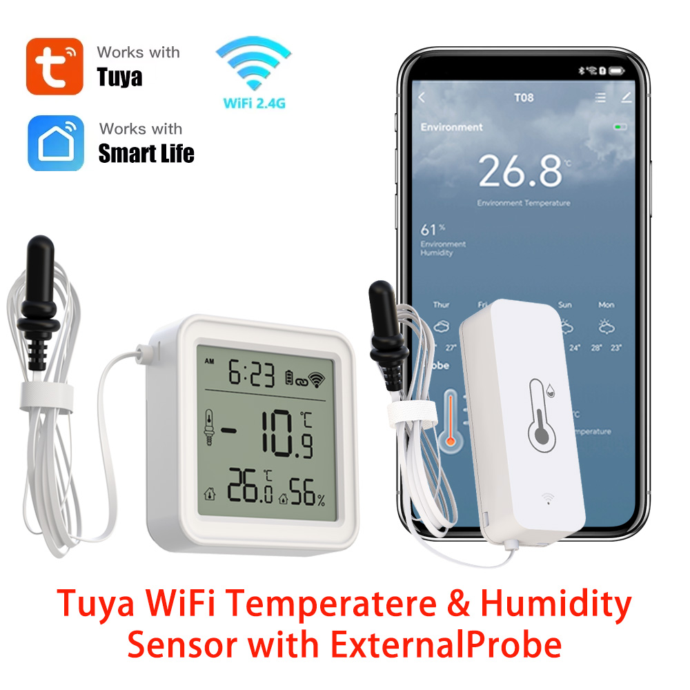 Wifi Thermostat - Sensore di Temperatura e Umidità WiFi