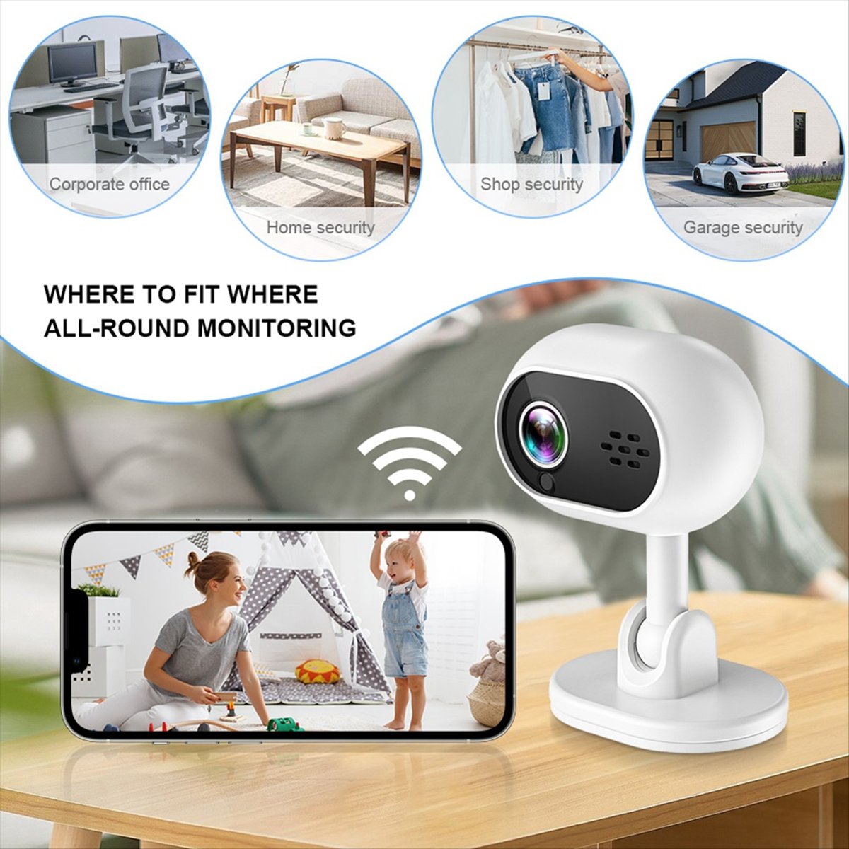 Telecamera IP WiFi Smart Mini  - Smart Home Cctv Camera recensione e prezzo