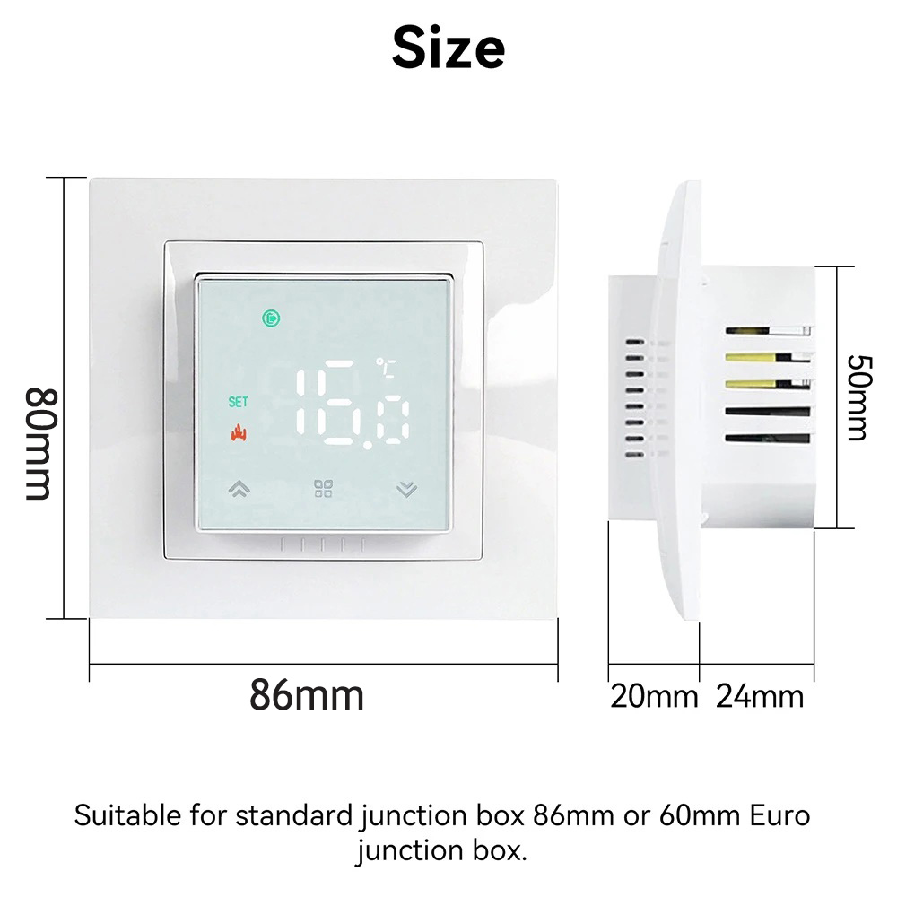 Smart WIFI MK08 termostato reg - Smart Home Thermostat recensione e prezzo