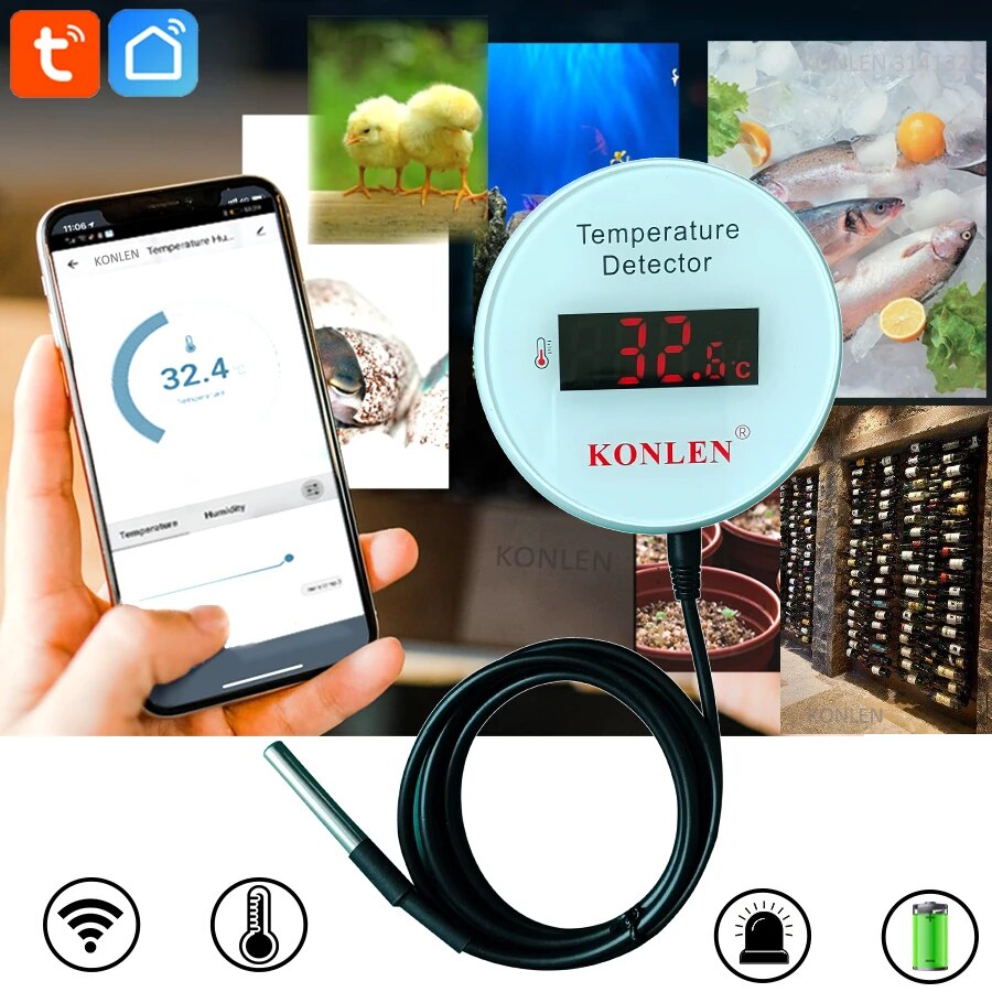 KONLEN Tuya Wifi Sensore di Te - Smart Home Thermostat recensione e prezzo