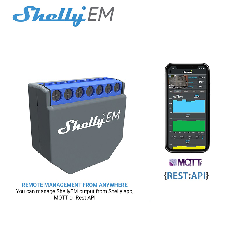 SHELLY EM Interruttore Intelli - Smart Home Switch recensione e prezzo