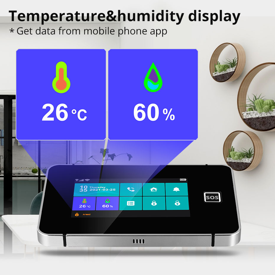KERUI G60B WIFI Sistema di all - Smart Home Touchscreen Control Panel recensione e prezzo