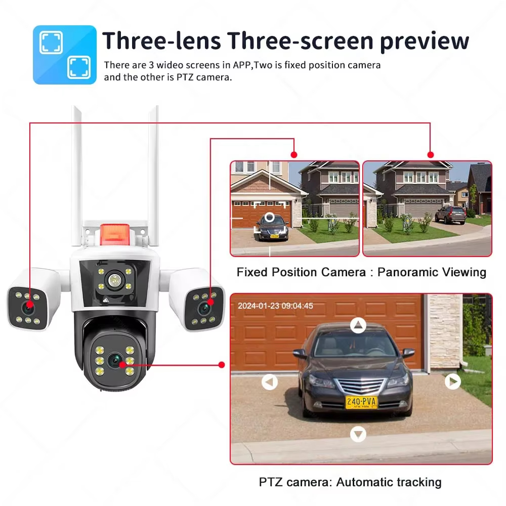 Telecamera IP WiFi Wireless da - Smart Home Cctv Camera recensione e prezzo