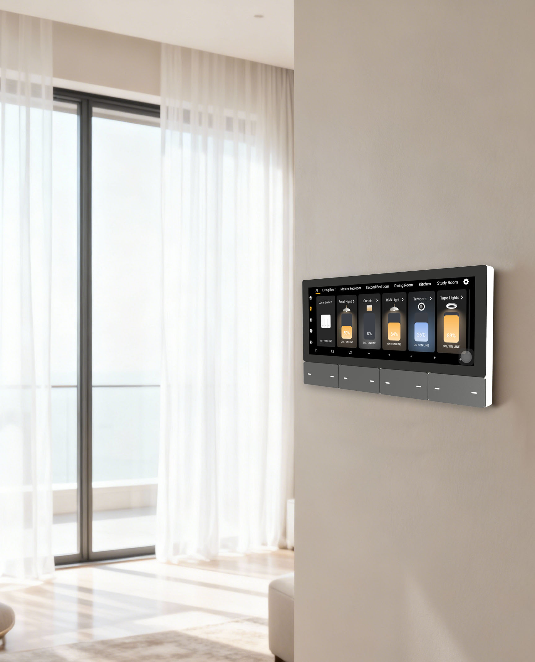 F5 Tuya UK Touch Screen Music  - Smart Home Wifi recensione e prezzo