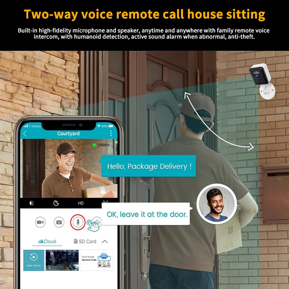 Telecamera IP WiFi Tuya Smart  - Smart Home Cctv Camera recensione e prezzo