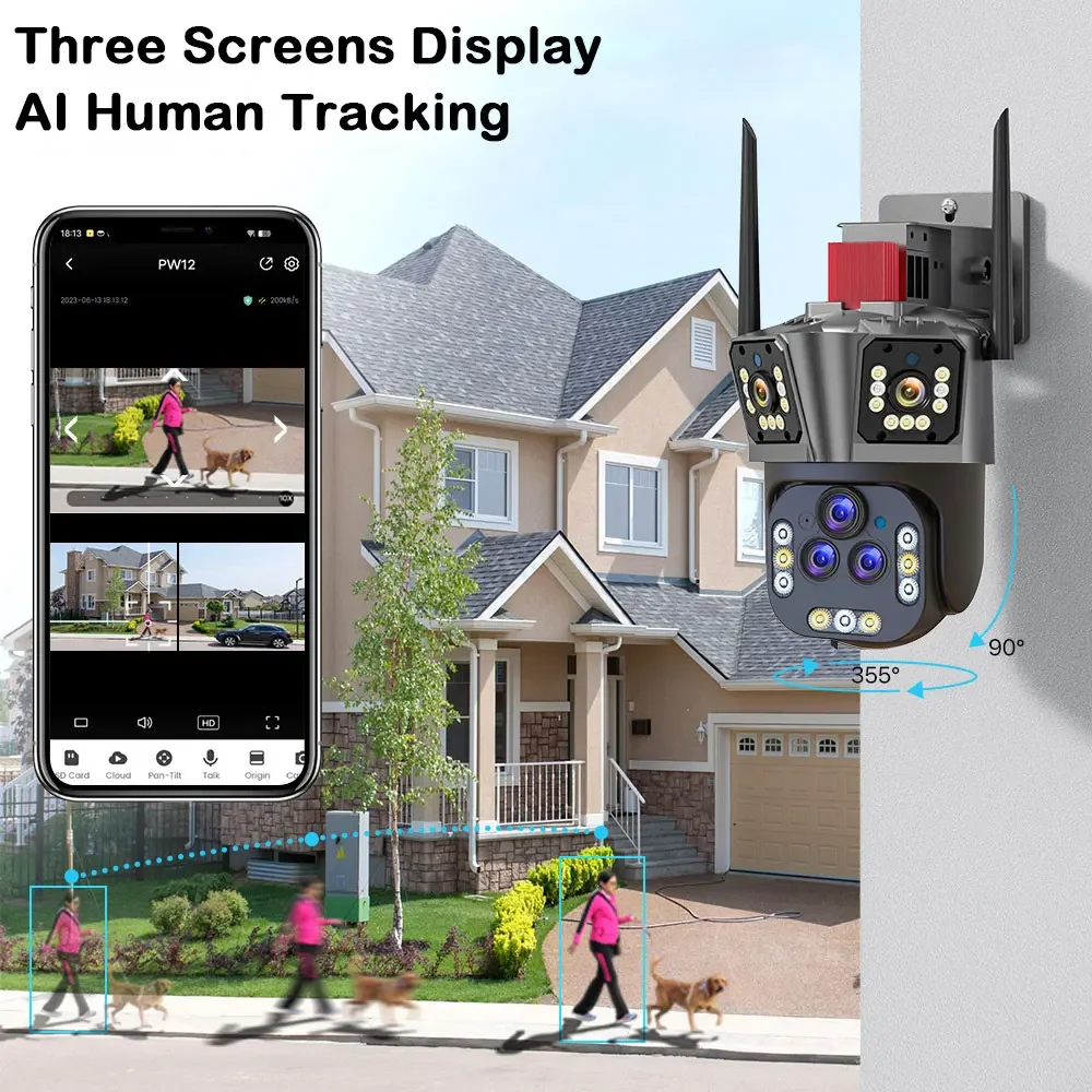 Ultra 20MP 10K WIFI PTZ Contro - Smart Home Cctv Camera recensione e prezzo
