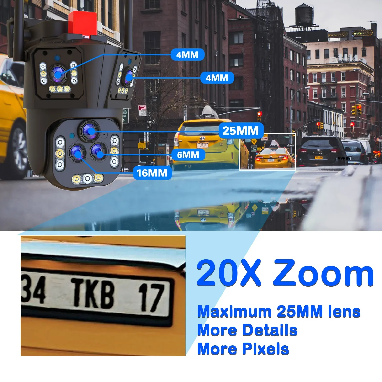 Ultra 20MP 10K WIFI PTZ Contro - Smart Home Cctv Camera recensione e prezzo