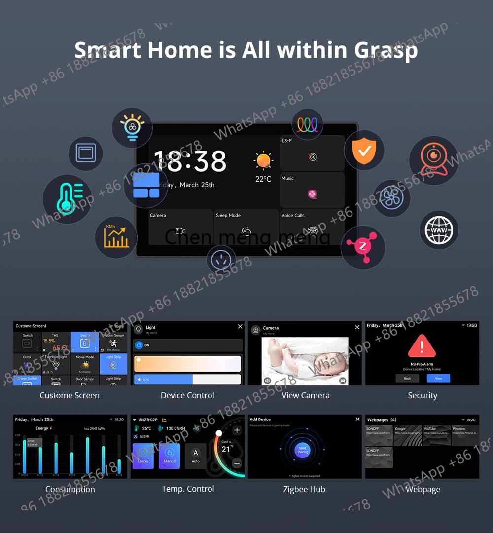 NSPanel Pro 120/86 Pannello di - Smart Home Touchscreen Control Panel recensione e prezzo