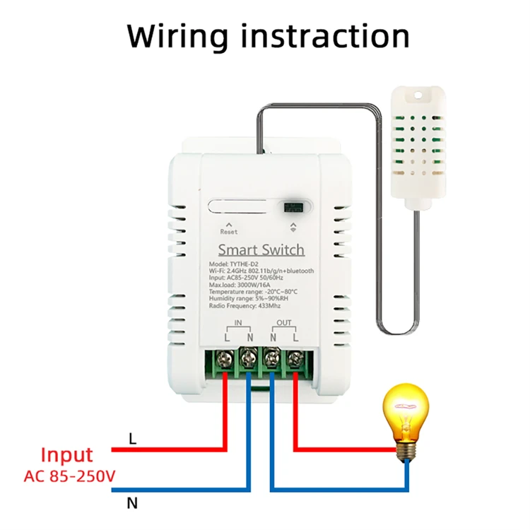 Termostato WiFi 16A 3000W Comp - Smart Home Thermostat recensione e prezzo