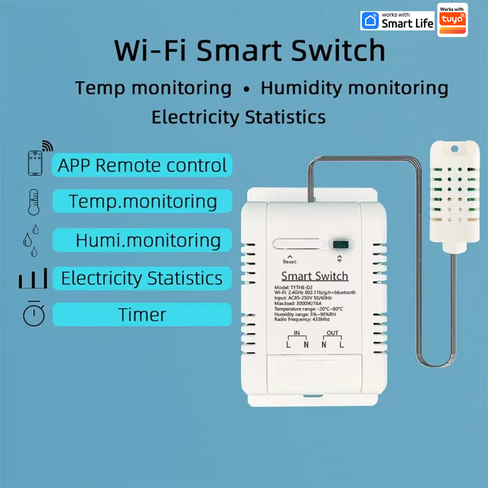 Termostato WiFi 16A 3000W Comp - Smart Home Thermostat recensione e prezzo