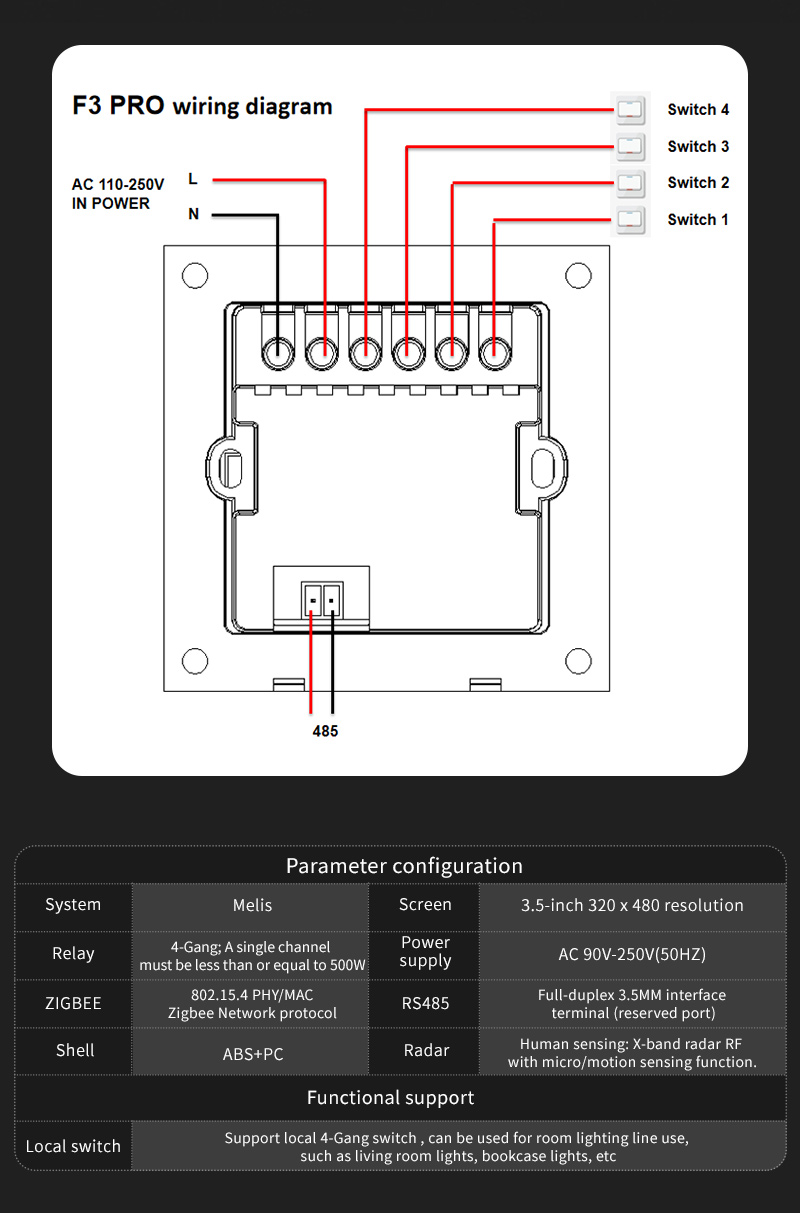 F3 Pro Interruttore Intelligen - Smart Home Switch recensione e prezzo