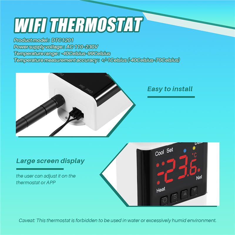 Termostato regolatore di tempe - Smart Home Thermostat recensione e prezzo